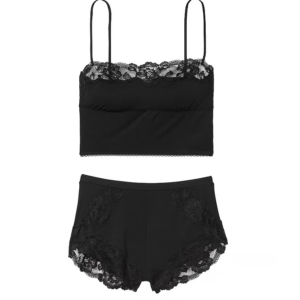 Modal & Lace Trim Cami Set