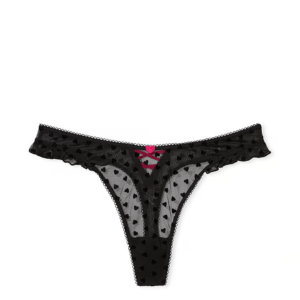 Fun & Flirty High-Leg Scoop Thong Panty